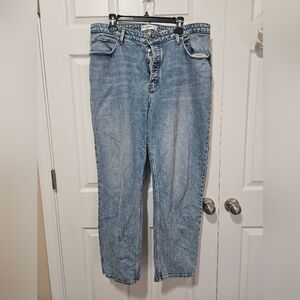 Abercrombie & Fitch Curve Love Dad High Rise Size 16/33